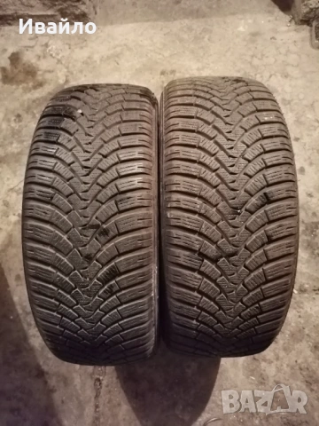 Продавам 2 броя зимни гуми 205.55.16 на 1 сезон дот 2021 Falken 
