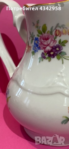 Kahla.Germany.1960-те.Кана за мляко и захарница., снимка 2 - Антикварни и старинни предмети - 52680056