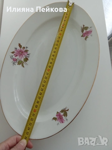 Български порцелан с мотив: "Горски слез", снимка 16 - Сервизи - 53200470