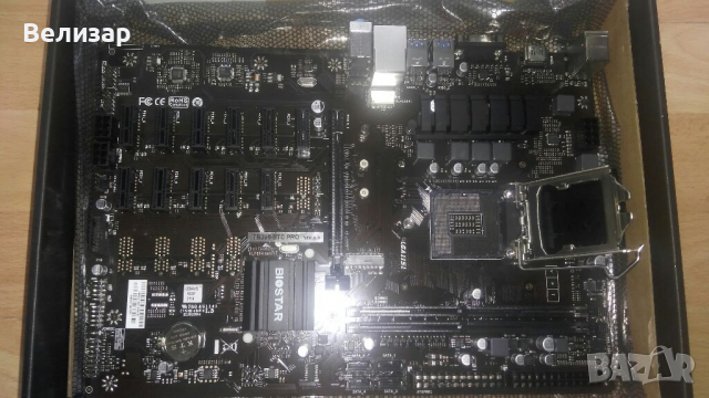 Миньорско дъно - Biostar TB360-BTC Pro, 12 x PCI-E slots