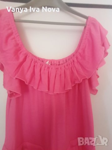 Дълга розова рокля , снимка 6 - Рокли - 41455185