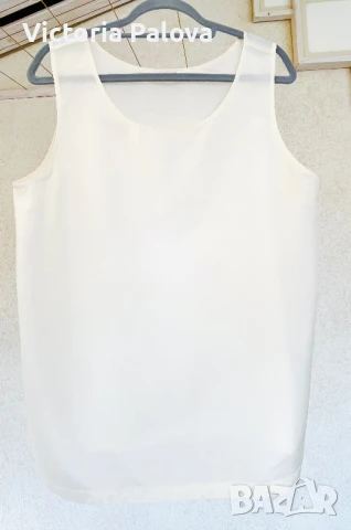 Скъпа марка  топ ANNA CARINA 100% коприна