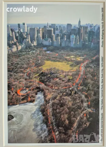 Христо Явашев Christo 2005 Портите Сентръл парк Ню Йорк 1979–2005 4, снимка 2 - Картини - 47874534