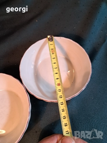 две български порцеланови купички 29/6, снимка 4 - Сервизи - 52809093