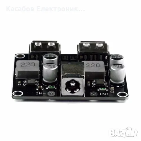 XFW-KC42-2 Модул за бързо зареждане на телефон 2xUSB Quick Charge порта QC3.0 6V-32V 24W, снимка 3 - Друга електроника - 47913634