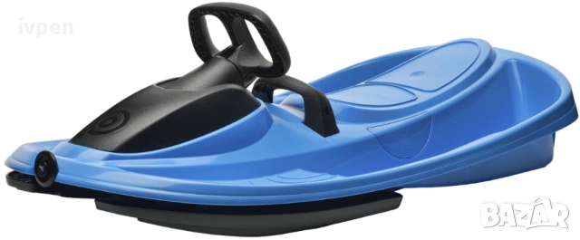 Двуместна шейна с кормило  Gizmo Riders - Stratos, синя