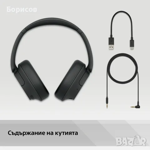 Sony WH-CH720N безжични слушалки с активно шумопотискане (ANC)-НЕРАЗОПАКОВАНИ Черни, снимка 8 - Bluetooth слушалки - 56127009