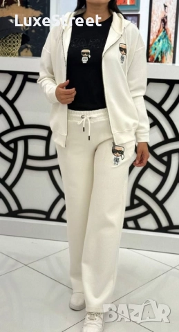 Дамски Комплект - лого Бродирано 🤍 Karl Lagerfeld, снимка 2 - Спортни екипи - 52427529