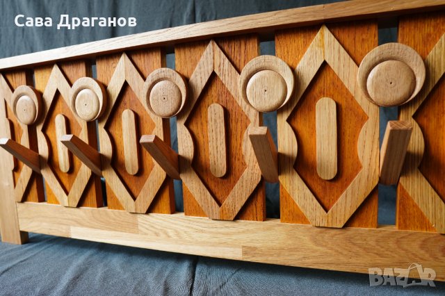 Закачалка за дрехи от дърво, снимка 10 - Закачалки - 34504568