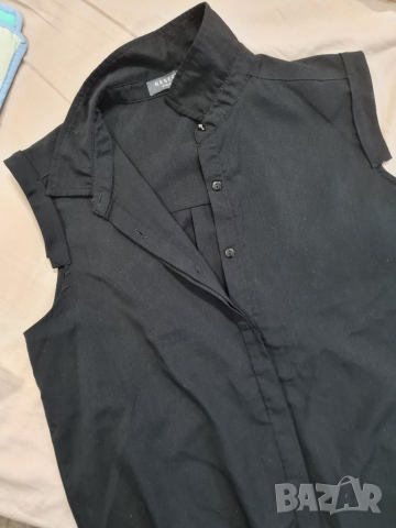 Черна риза , снимка 2 - Ризи - 36286213