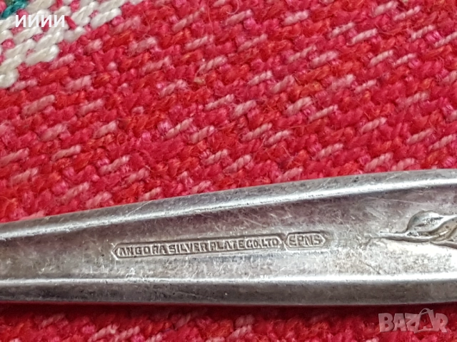 Посребрени десертни вилици, снимка 2 - Антикварни и старинни предмети - 52883358