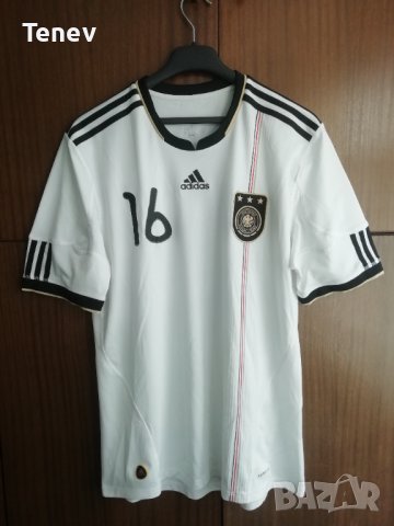 Germany Philipp Lahm Adidas оригинална футболна тениска фланелка размер L Германия Лаам , снимка 2 - Тениски - 41491570