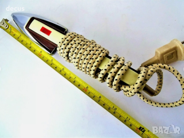 Оригинална съветска мини електрическа ютия - работеща, снимка 5 - Антикварни и старинни предмети - 51456844