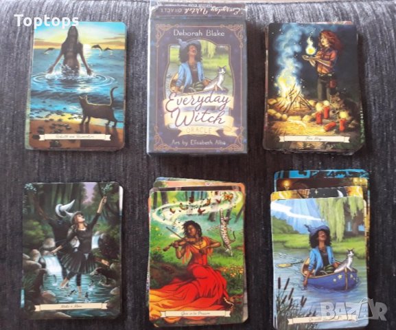 Очарователни таро и оракул карти: Everyday Witch Tarot & Oracle & Angels and Ancestors Oracle, снимка 8 - Карти за игра - 34296920
