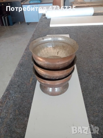 Медна купа , снимка 2 - Антикварни и старинни предмети - 53847315