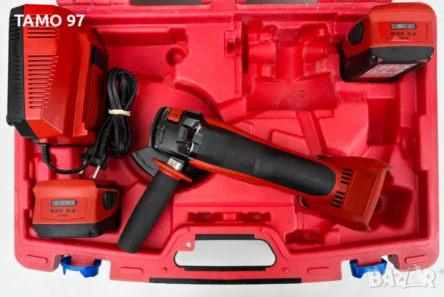 Hilti AG 125-A22 - Безчетков акумулаторен ъглошлайф 2x22V 5.2Ah, снимка 2 - Други инструменти - 50061120