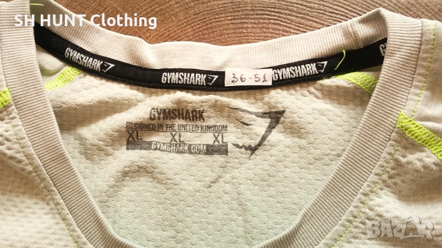 GYMSHARK T-Shirt Размер XL фитнес тренировъчна еластична тениска 36-51, снимка 8 - Тениски - 52794151