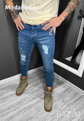 Мъжки сини дънки 