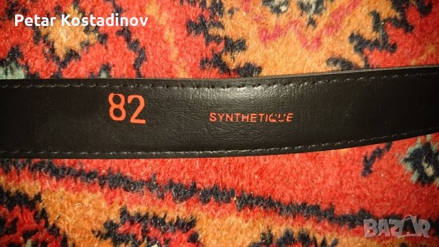 Кожен колан Synthetique, снимка 3 - Колани - 39000474