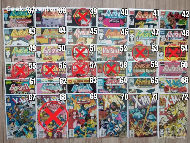 Comic Books/Комикси 2/2 - Punisher, X-Men, Hulk, Batman, Superman, JLA, снимка 3 - Списания и комикси - 51846836