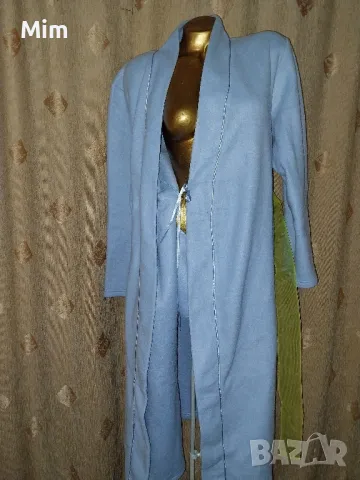 L/2XL Халат от светло син мек полар @, снимка 5 - Нощници - 48398469