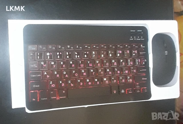 Безжични  блутут  Клавиатура  и  Мишка, снимка 9 - Клавиатури и мишки - 50468330