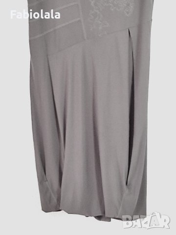 Еластична рокля тип „балон“ с подвижен шал, размер M, снимка 6 - Рокли - 41747200