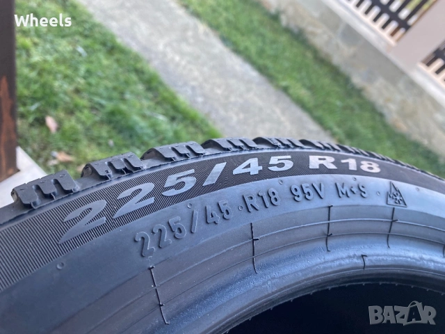 4бр. Зимни гуми 225/45/18 PIRELLI Cinturato Winrer2 XL 95V, снимка 8 - Гуми и джанти - 53110513