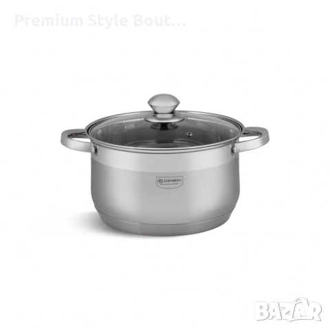 Комплект тенджери от неръждаема стомана , 10 части, Индукция, снимка 13 - Други - 53742448