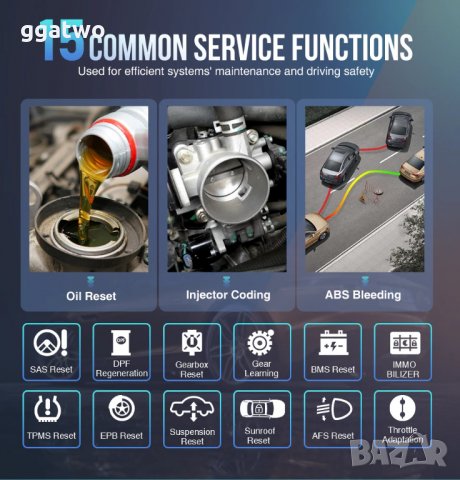 Автомобилна диагностика LAUNCH CRP909X, снимка 5 - Аксесоари и консумативи - 27745897