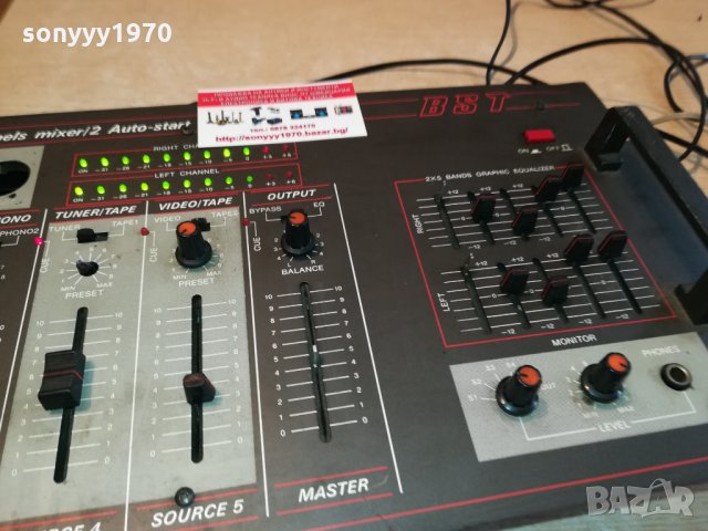 audio mixer equalizer-bst activ-7 9 channels mixer-внос france  1602221228, снимка 8 - Ресийвъри, усилватели, смесителни пултове - 35807942