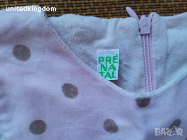 Детска рокля PRENATAL, произведена в Италия, 100% памук, снимка 3 - Детски рокли и поли - 44457895