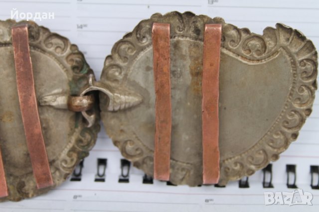 Изящни сребърни възрожденски пафти, снимка 10 - Антикварни и старинни предмети - 40760913