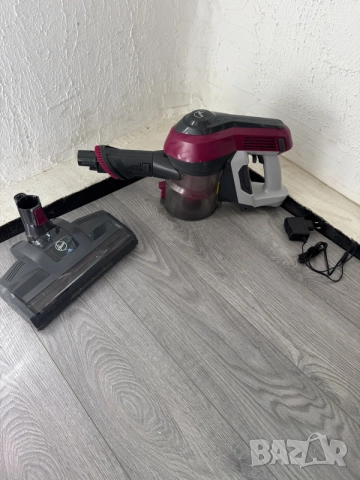 Hoover HF110P | Безжична Вертикална Прахосмукачка без Торба| За Косми от Животни | LED