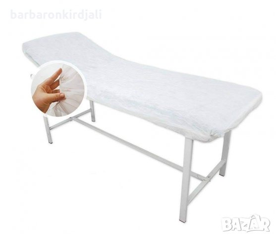 Чаршаф за кушетка  с половин ластик, снимка 2 - Фризьорски принадлежности - 35709186