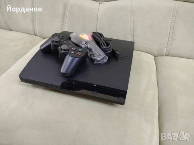 Playstation 3 Slim комплект с джойстик и кабели , снимка 3 - PlayStation конзоли - 49504900