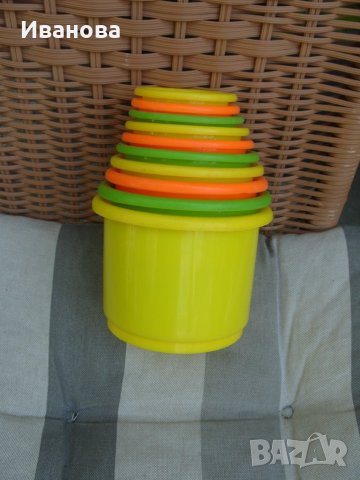 Сортер цветни кофички, снимка 2 - Образователни игри - 40534549