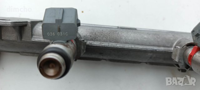 Бензинова рейка с дюзи инжектори за Vw(Volkswagen) Golf(Фолцваген Голф) 4 1.4i 16v, снимка 4 - Части - 40982244