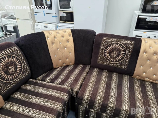 130122 версаче versace ъглов холов разтегателен диван 280/260 см -цена 170 евро или 332,49лв смр - е, снимка 3 - Дивани и мека мебел - 53096791