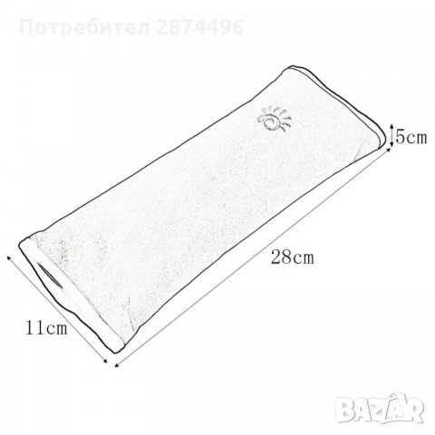 1505 Комфорт в колата с мека възглавничка за колан, снимка 6 - Аксесоари и консумативи - 34580612