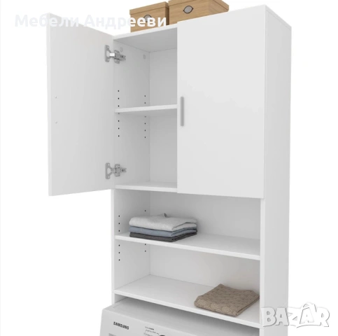 Шкаф за надпералня Vicco 5558, снимка 6 - Шкафове - 53790625