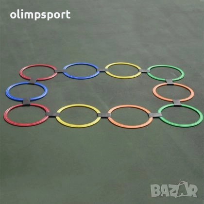 Колективна игра Дама / Туистър с 10 плоски ринга и 10 конекторa /200968/ Комплект от плоски рингове , снимка 2 - Игри и пъзели - 51548499