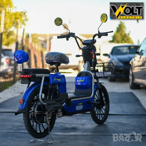 Двуместен електрически скутер велосипед с педали BULLMAX FLY 20" джанти, 750W, 12Ah, снимка 10 - Велосипеди - 47632437