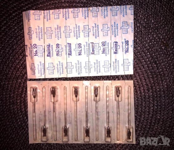 Vintage ГДР  Rekord  игли за инжекции, снимка 4 - Колекции - 41788611