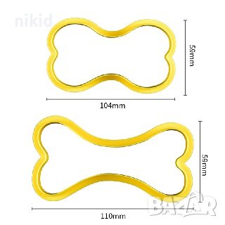 5 размера кокал кокали кокала пластмасови резци форми резец форма за сладки тесто фондан, снимка 3 - Форми - 38829256