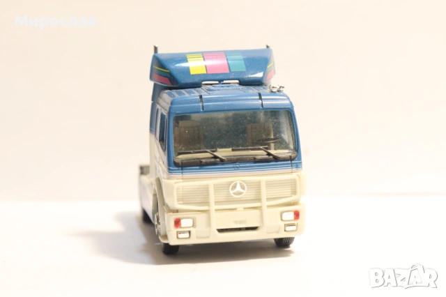 HERPA H0 1/87 MERCEDES ВЛЕКАЧ КАМИОН МОДЕЛ КОЛИЧКА, снимка 2 - Колекции - 53335092