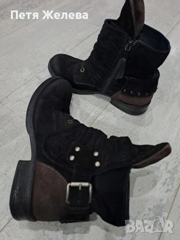 Дамски боти естествена кожа , снимка 3 - Дамски боти - 53404404