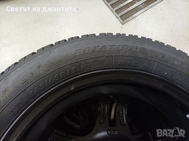 15ц 4x100 Джанти със Зимни Гуми за Smart/Fortwo/Forfour , снимка 9 - Гуми и джанти - 39162261