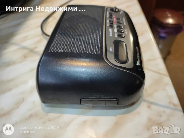 Радиочасовник Panasonic RC-Q500 Quartz в отлично състояние., снимка 3 - Радиокасетофони, транзистори - 56135272