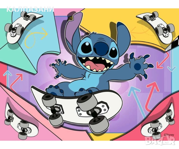 Очарователният Стич прави тези 4 пъзела с различен брой парчета още по-очарователни! Присъединете се, снимка 3 - Игри и пъзели - 51889340